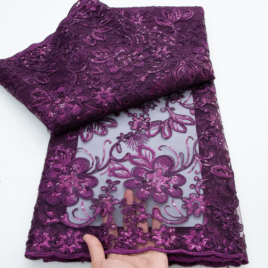 Embroidery Web - 2026 African Mesh Tulle Lace Fabric