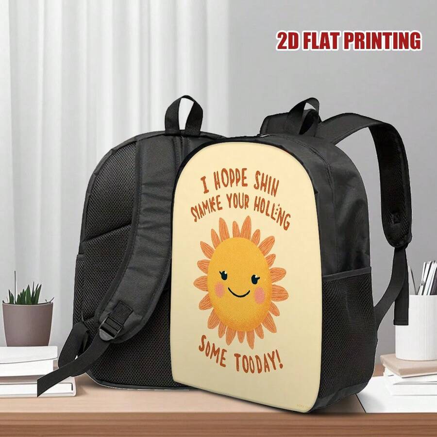 Embroidery Fashion - Fashion Sunshine Smiling Face 2D Flat