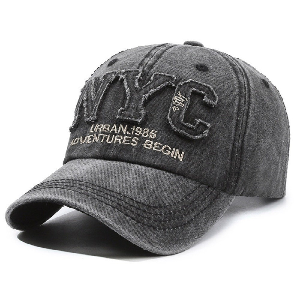 Embroidery Nyc - Fashion Big Letter NYC Embroidery Baseball