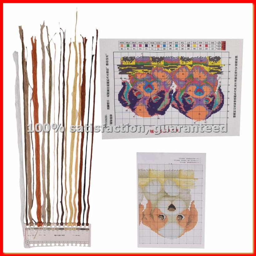 Embroidery Pattern - DIY Hand Knitting Print Set Embroidery