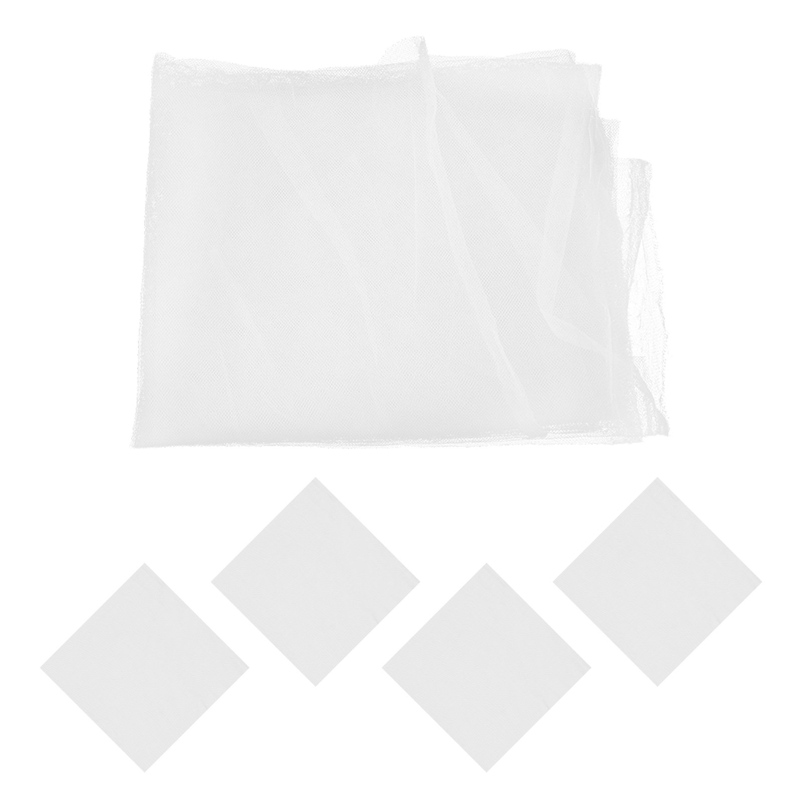 5Pcs Wet Felting Mesh Net Wool - مراجعة Felt Sheet Wool وسعره