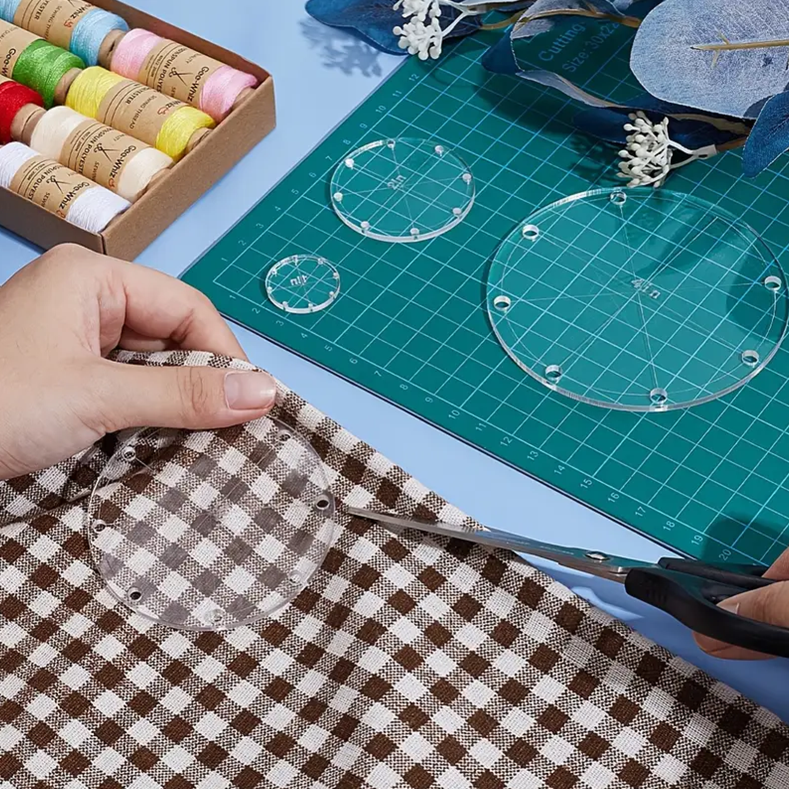 4pcs Clear Acrylic Circular Qu - مراجعة Embroidery Hoop Plastic وسعره