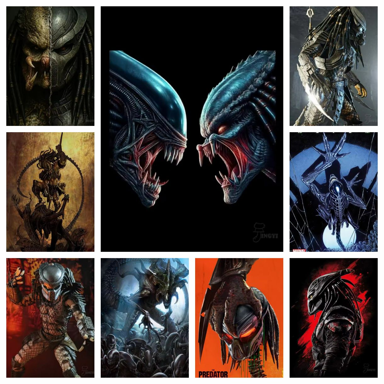 2026 New Alien vs Predator Cha - مراجعة Embroidery Vs Cross Stitch وسعره