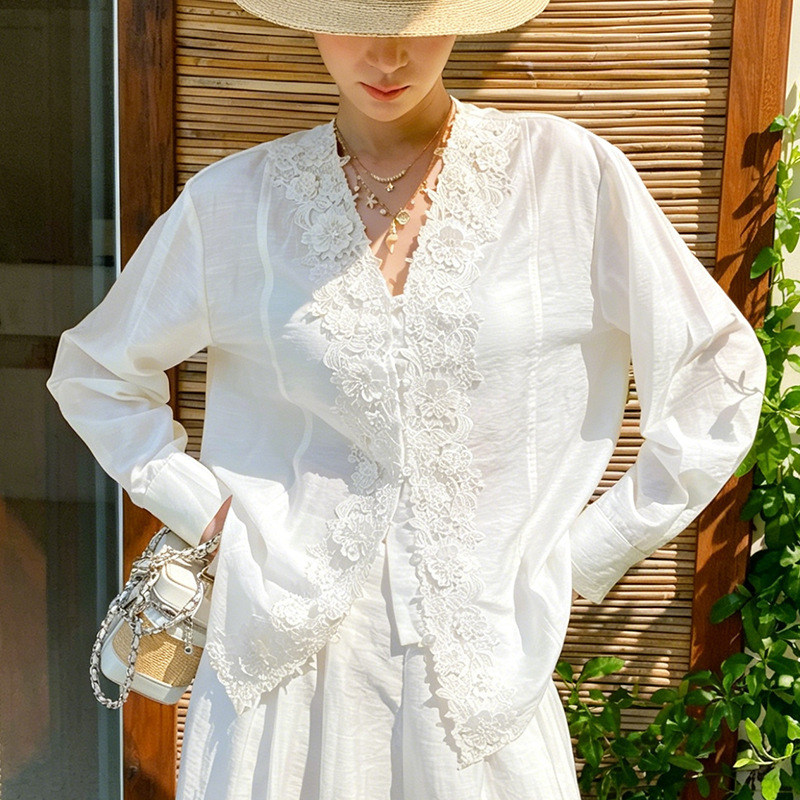 French Style Lace Embroidery S - مراجعة Embroidery Yellow وسعره