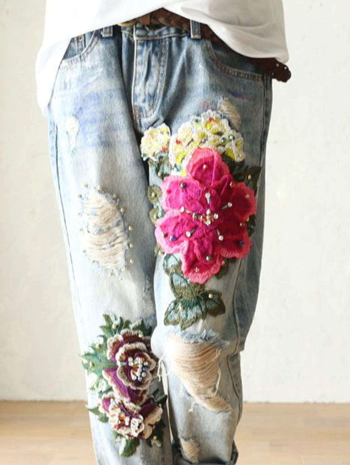 Women's Elegant Floral Embroid - مراجعة Embroidery Effect وسعره