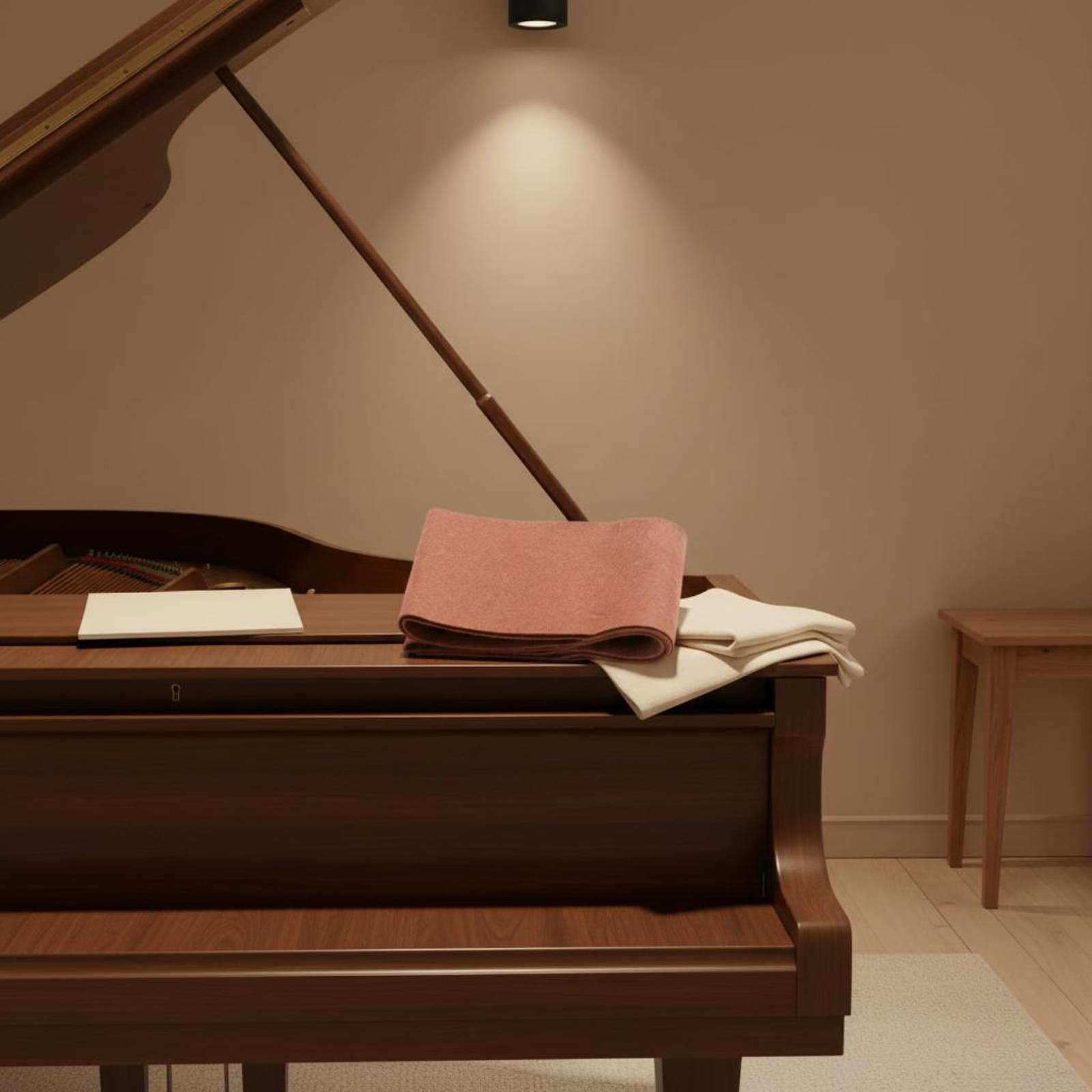 Grand Piano Sheet Rack Cover P - مراجعة Felt Sheet Wool وسعره