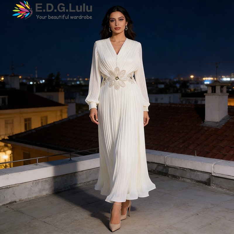 EDGLuLu Design White 3d Embroi - مراجعة Embroidery Design 3D وسعره
