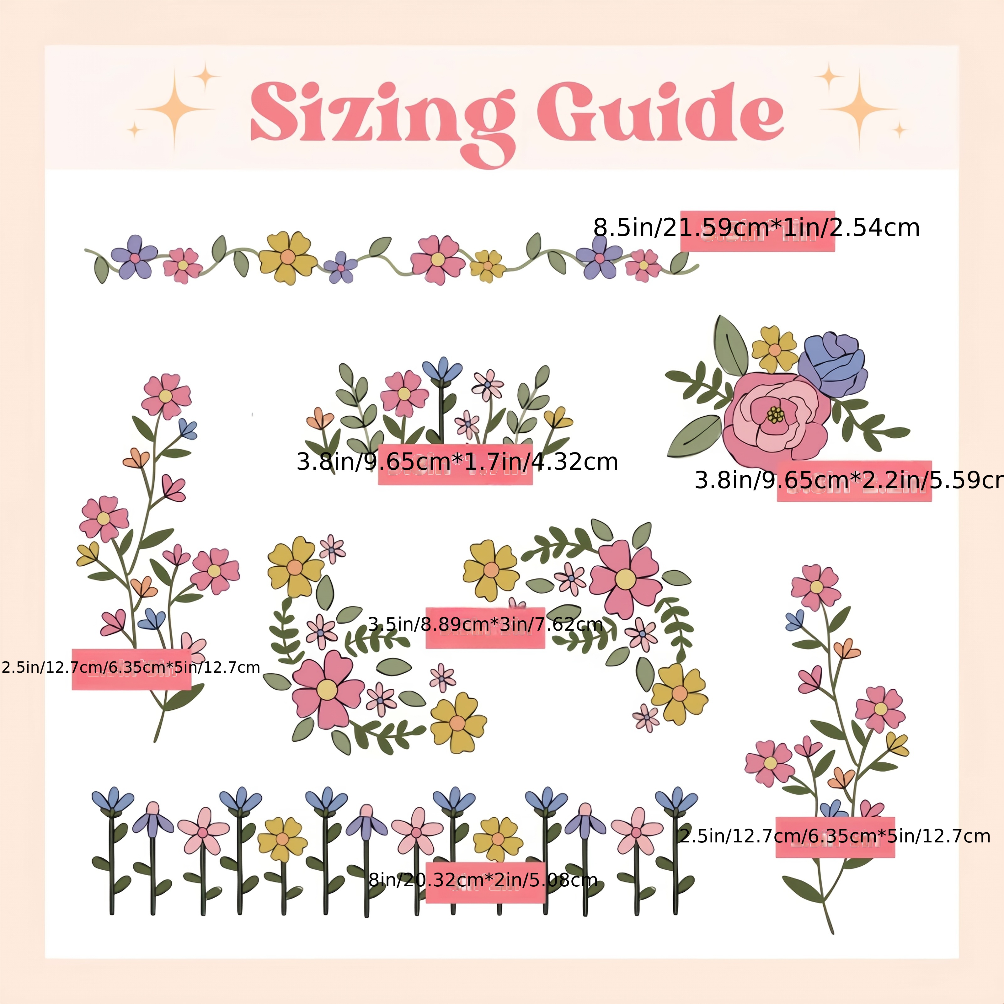 1 Set of 8pcs Colorful Graphic - مراجعة Embroidery Web وسعره