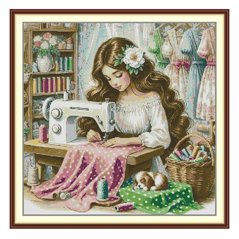 The Sewing Girl Patterns Count - مراجعة Embroidery X Stitch وسعره