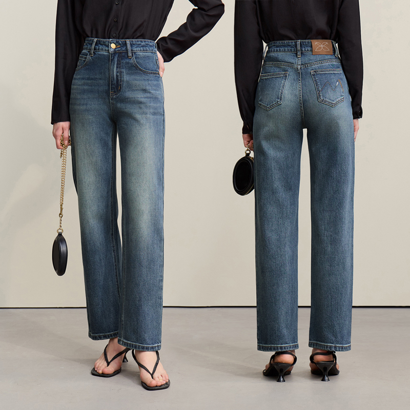 Amii Women's Jeans 2026 Summer - مراجعة Embroidery Effect وسعره