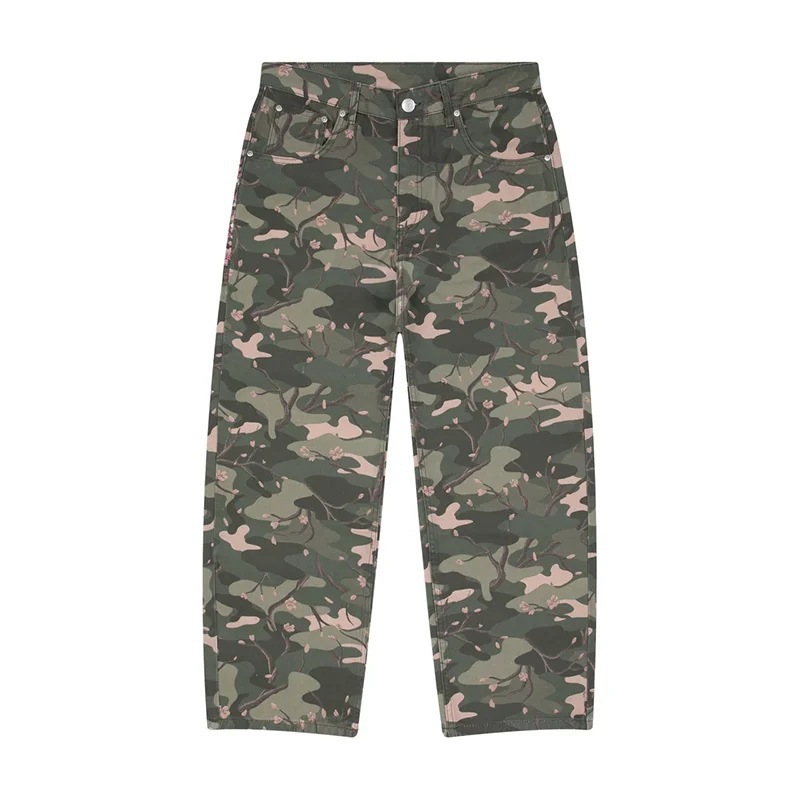 Mens Jeans Y2K Sakura Embroide - مراجعة Embroidery Jeans Sakura وسعره