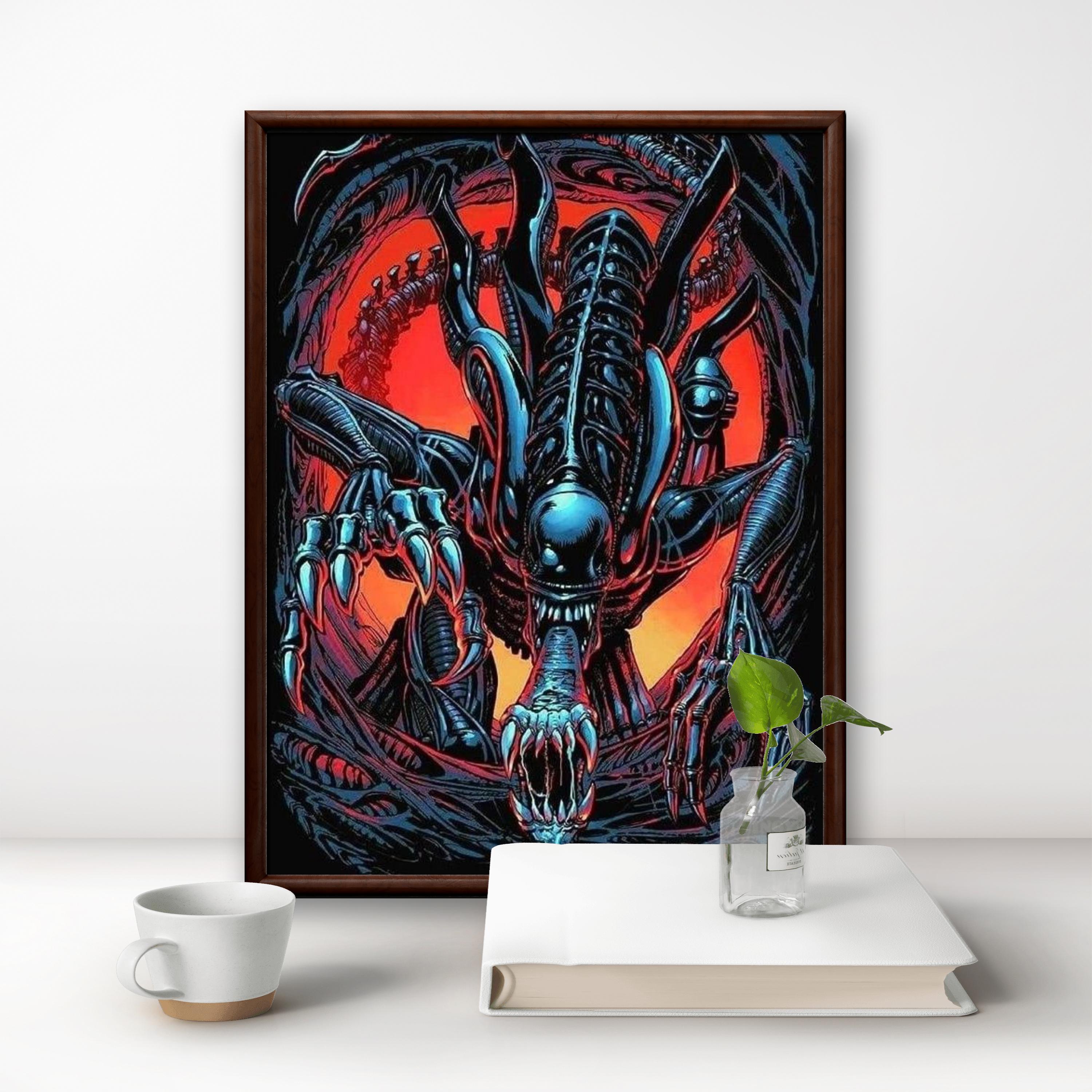 2025 New Alien vs Predator Cha - مراجعة Embroidery Vs Cross Stitch وسعره