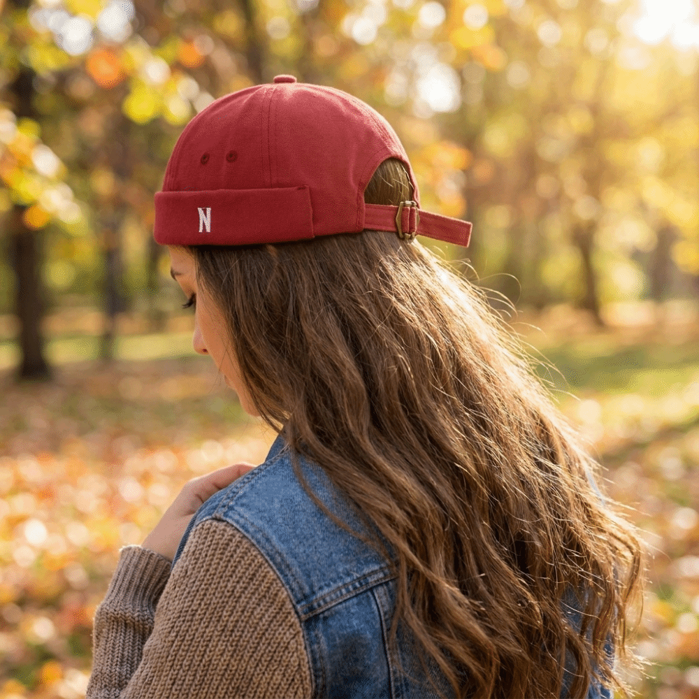 Cotton Brimless Hat Breathable - مراجعة Embroidery Letter N وسعره