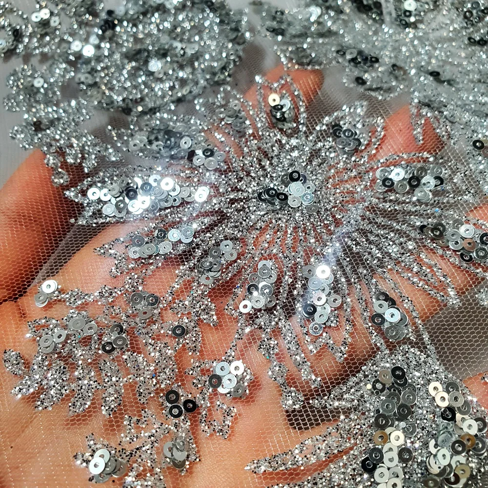 8 colors Sequins Bodice Weddin - مراجعة Embroidery Design 3D وسعره