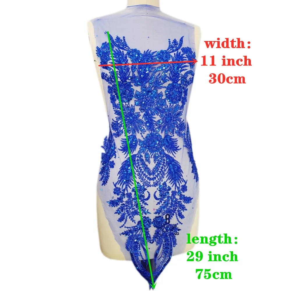 8 colors Sequins Bodice Weddin - مراجعة Embroidery Design 3D وسعره