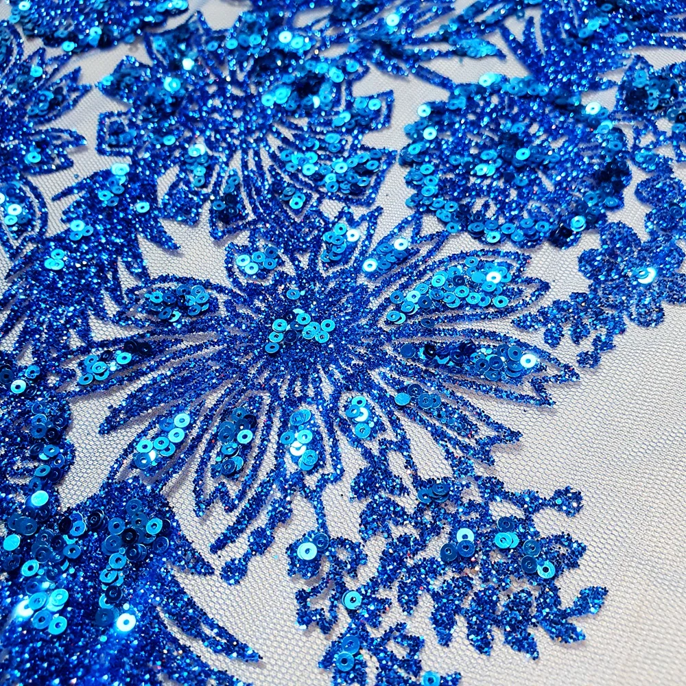 8 colors Sequins Bodice Weddin - مراجعة Embroidery Design 3D وسعره
