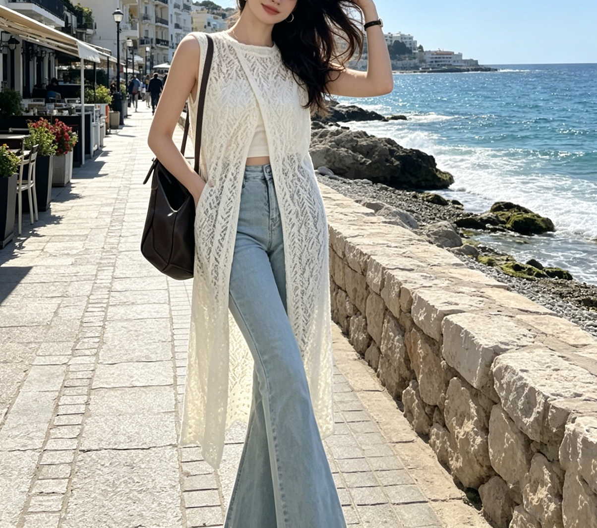 2026Boho Crochet Sleeveless Lo - مراجعة Embroidery Online وسعره