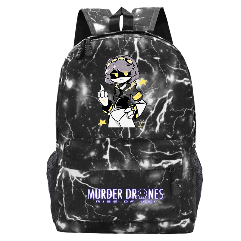Anime Murder Drones School Bac - مراجعة Embroidery Letter N وسعره