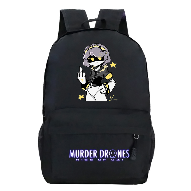 Anime Murder Drones School Bac - مراجعة Embroidery Letter N وسعره