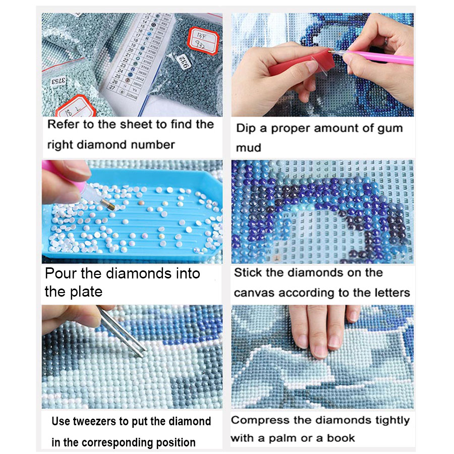 5D Diamond Painting Cross stit - مراجعة Embroidery Vs Cross Stitch وسعره