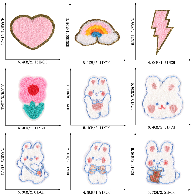 10pcs Iron On Patches Lot Chen - مراجعة Embroidery Design 3D وسعره