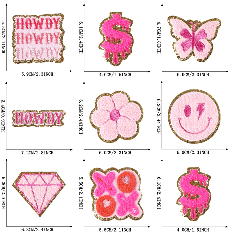 10pcs Iron On Patches Lot Chen - مراجعة Embroidery Design 3D وسعره