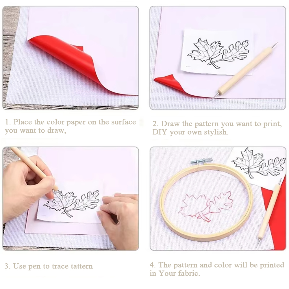 10pcs/set Embroidery Transfer  - مراجعة Embroidery Web وسعره