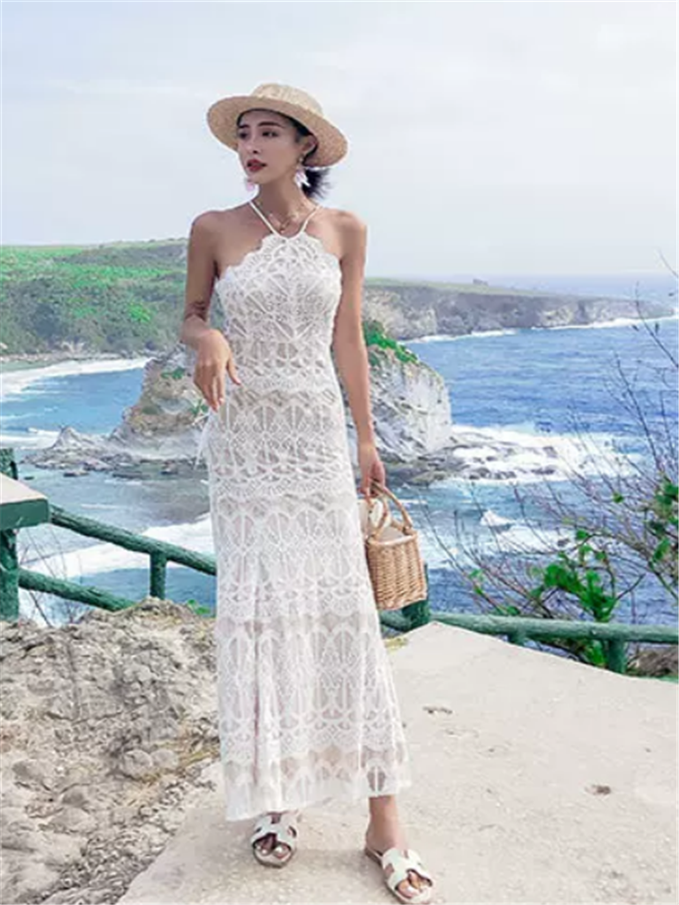 Lace Embroidery Elegant Women  - مراجعة Embroidery Bali وسعره