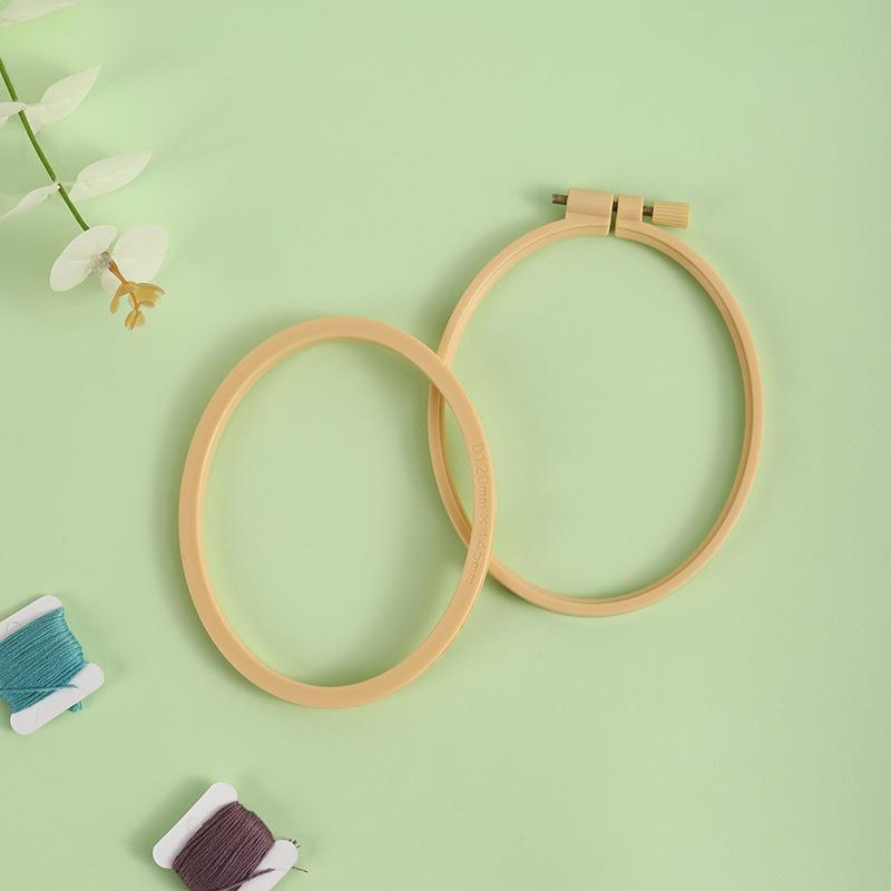 Imitation Bamboo Plastic Oval  - مراجعة Embroidery Hoop Plastic وسعره