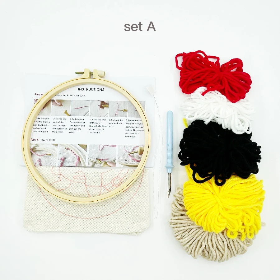 Xmas Punch Needle Embroidery K - مراجعة Embroidery Xmas Decorations وسعره