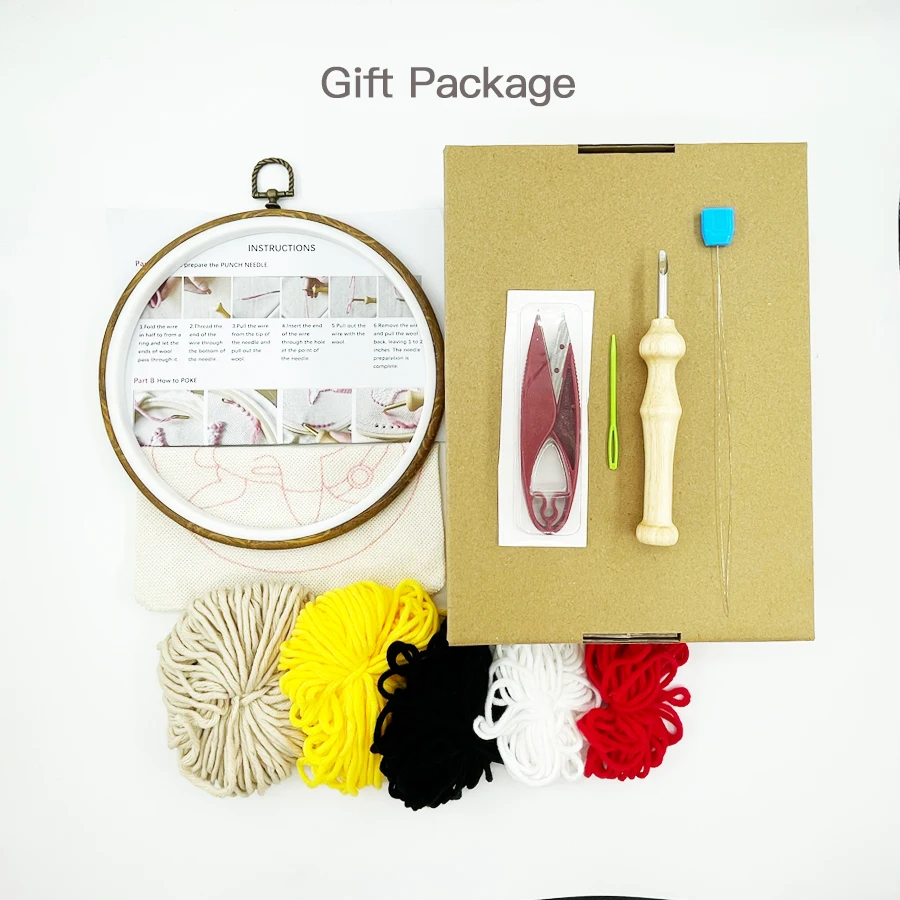 Xmas Punch Needle Embroidery K - مراجعة Embroidery Xmas Decorations وسعره