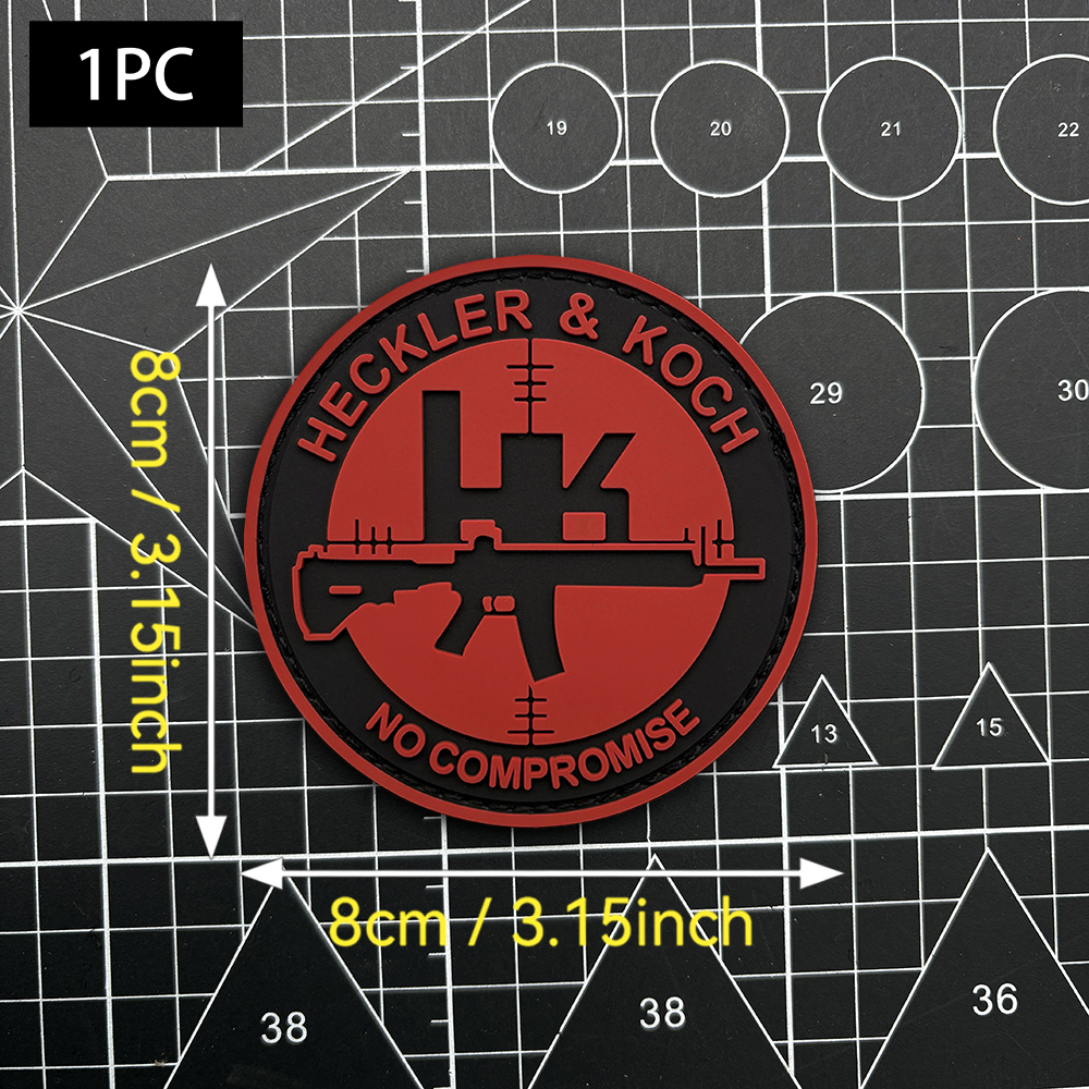A Pvc Material Sticker Patch M - مراجعة Embroidery Effect وسعره