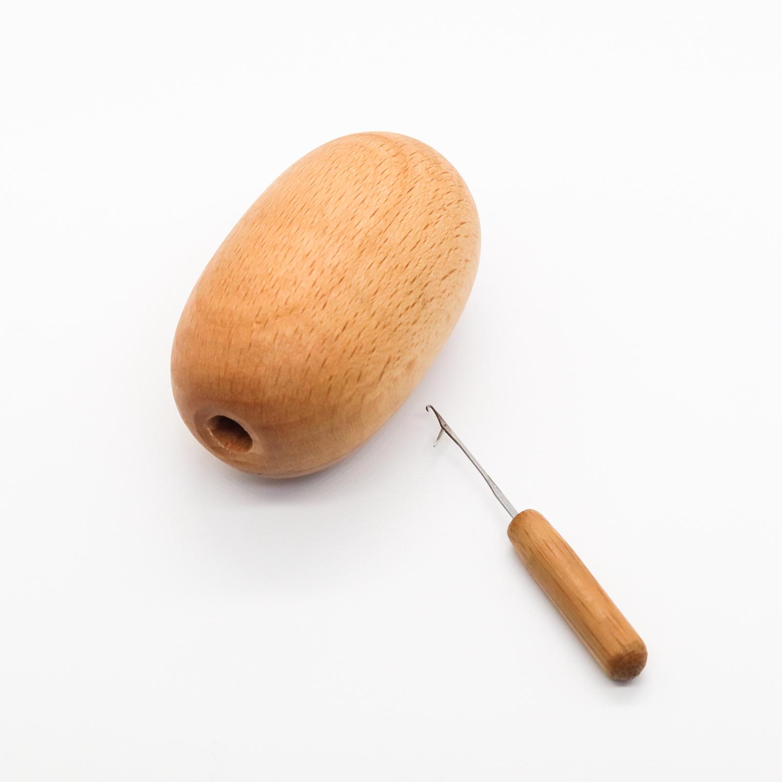 1x Darning Egg DIY with Needle - مراجعة Embroidery Egg وسعره