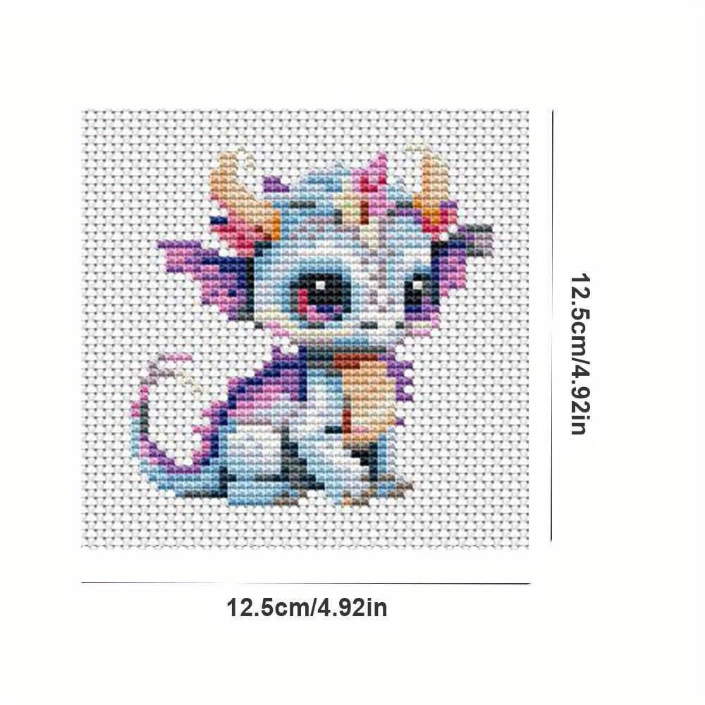 12Pcs Dragon Cross Stitch 11CT - مراجعة Embroidery X Stitch وسعره