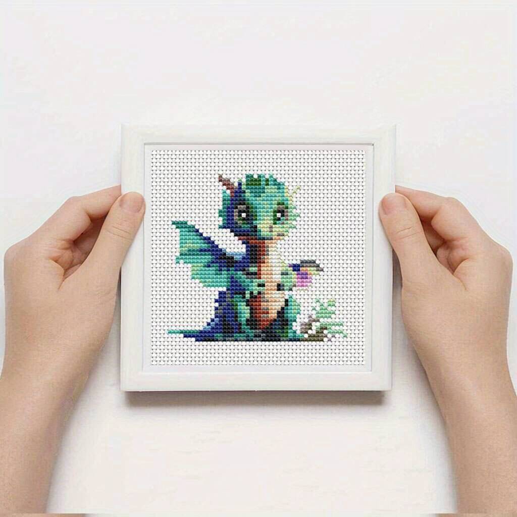 12Pcs Dragon Cross Stitch 11CT - مراجعة Embroidery X Stitch وسعره