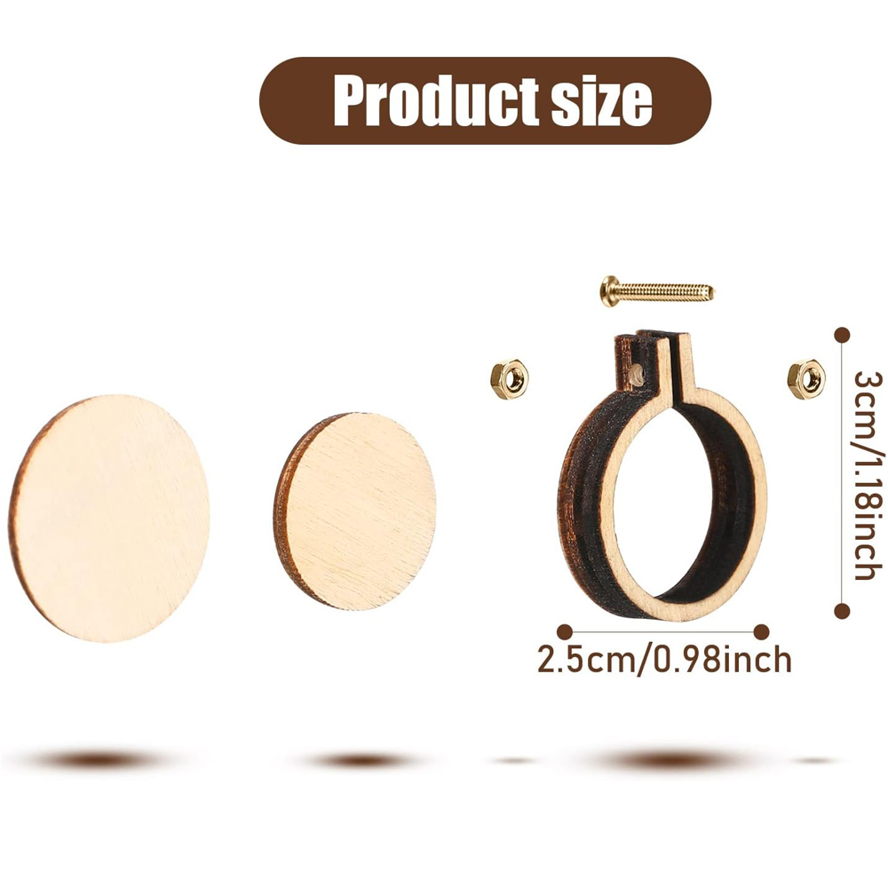 10Pcs/Set Wooden Mini Embroide - مراجعة Embroidery X Stitch وسعره