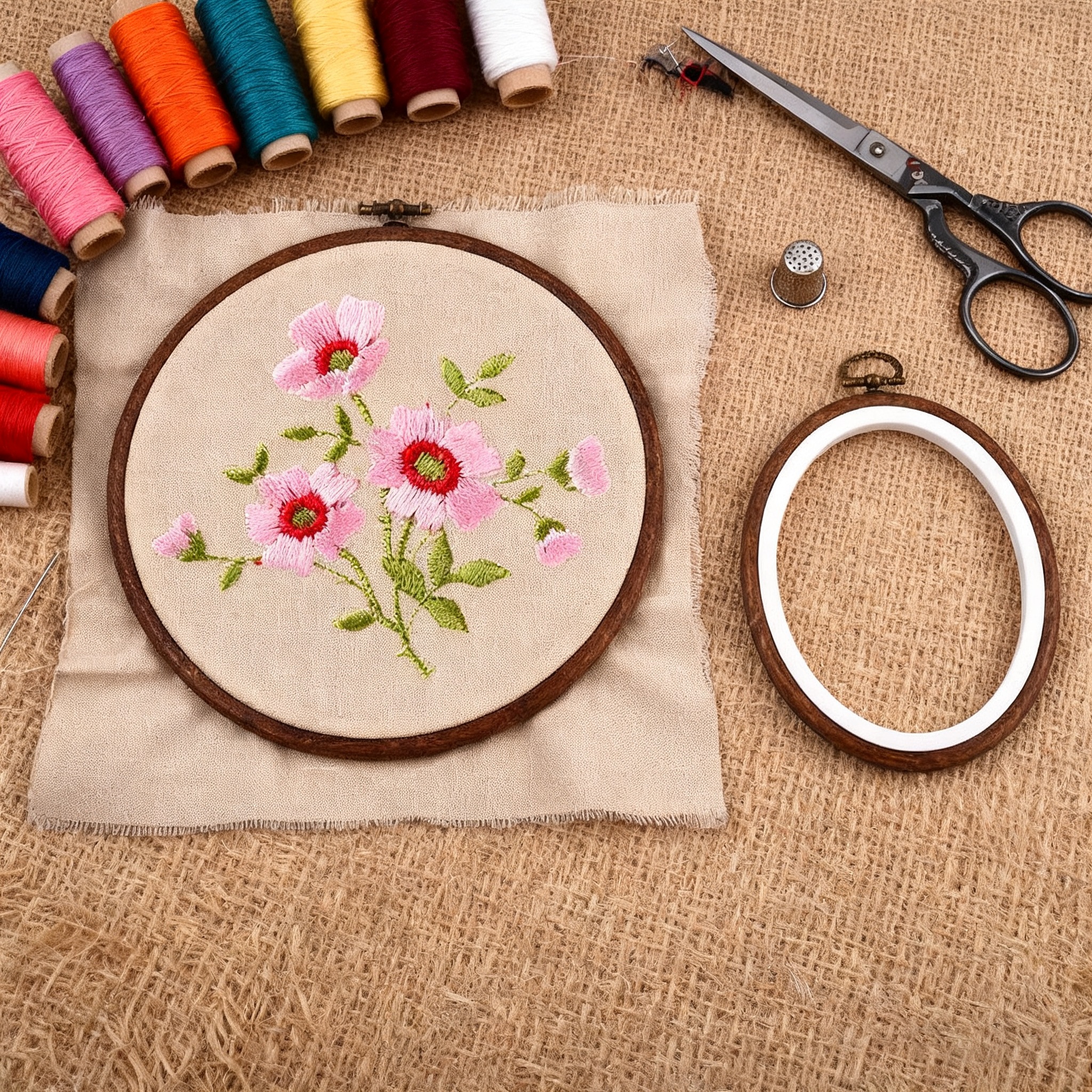 10PCS Sewing Tool Round Oval I - مراجعة Embroidery Hoop Plastic وسعره