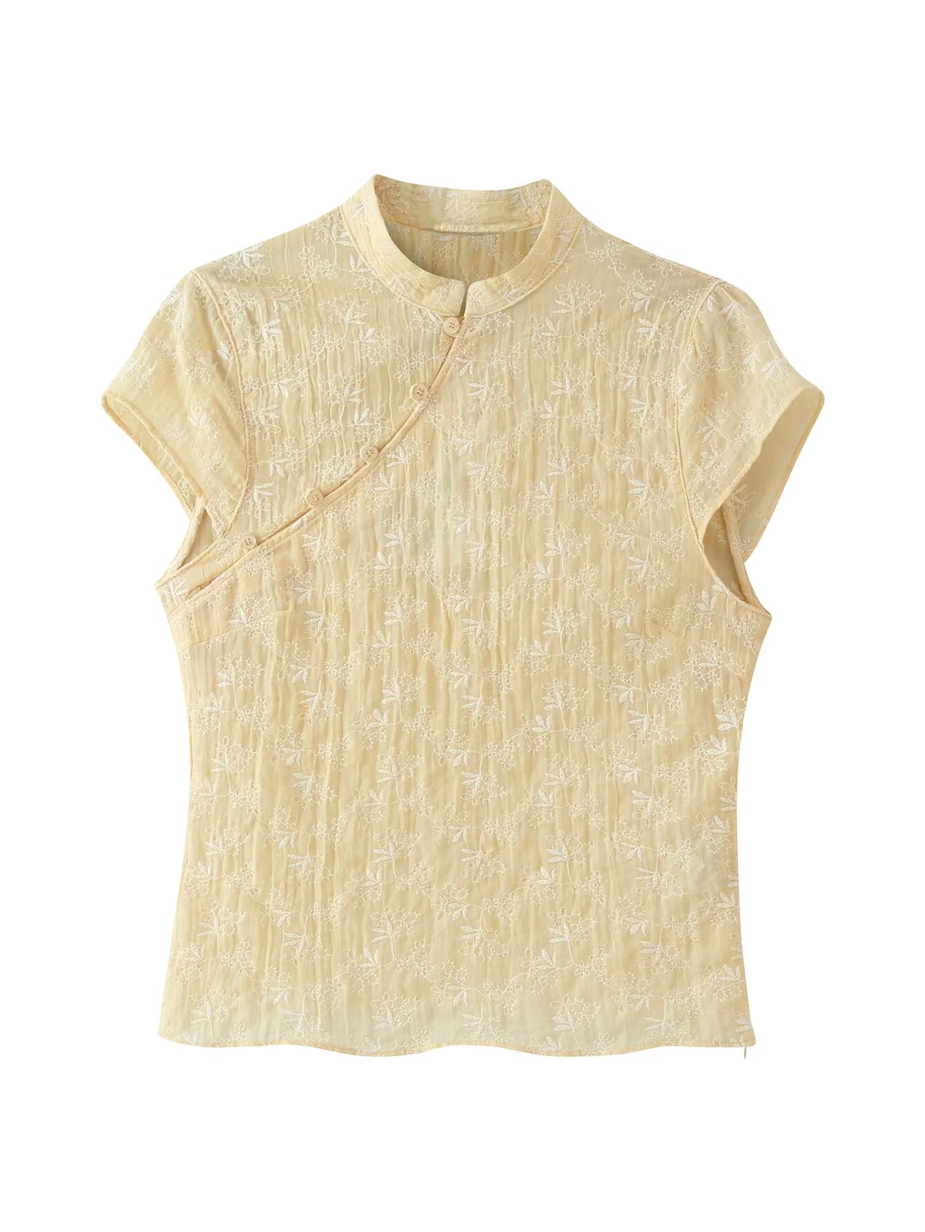 Women Yellow Floral Embroidery - مراجعة Embroidery Yellow وسعره