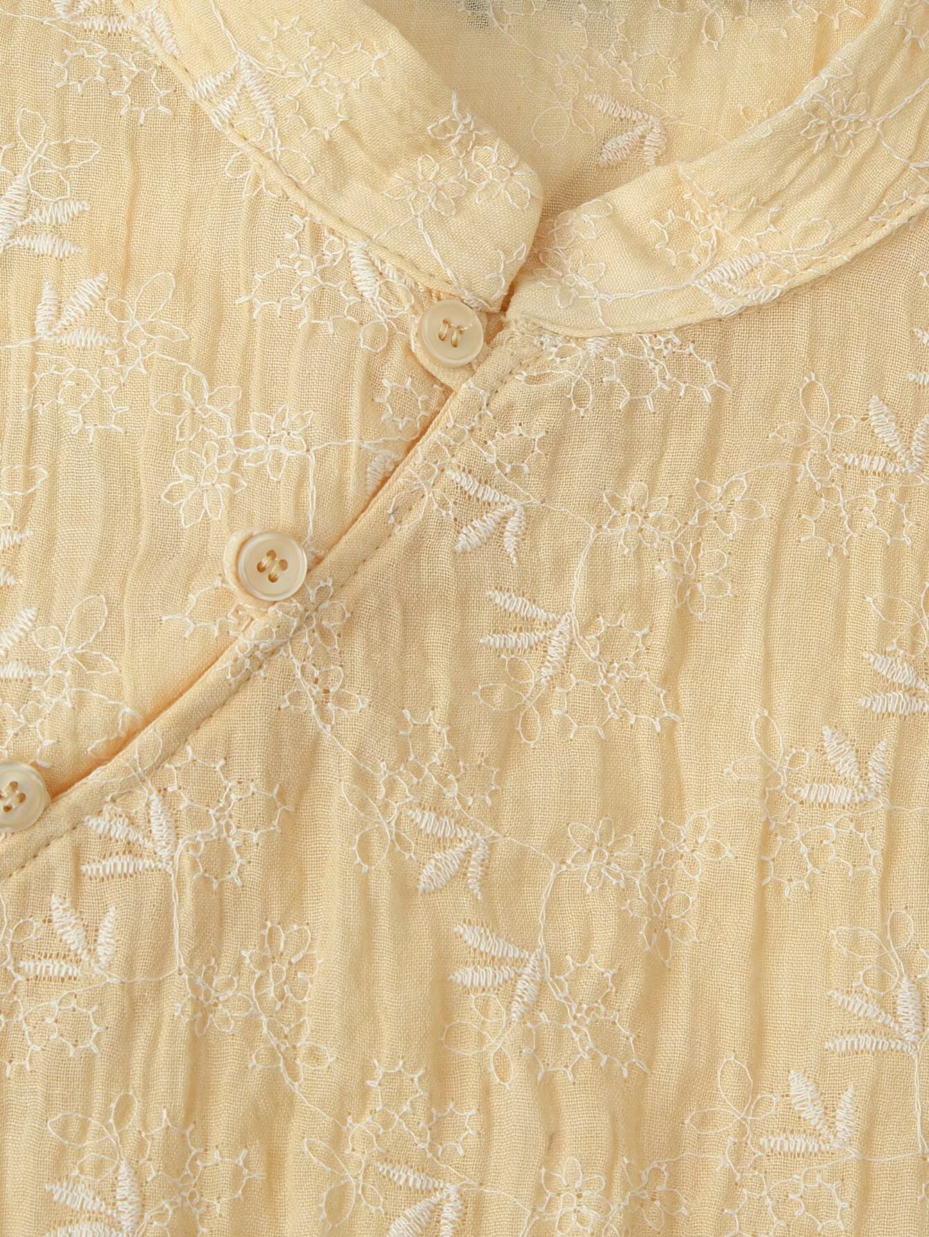 Women Yellow Floral Embroidery - مراجعة Embroidery Yellow وسعره