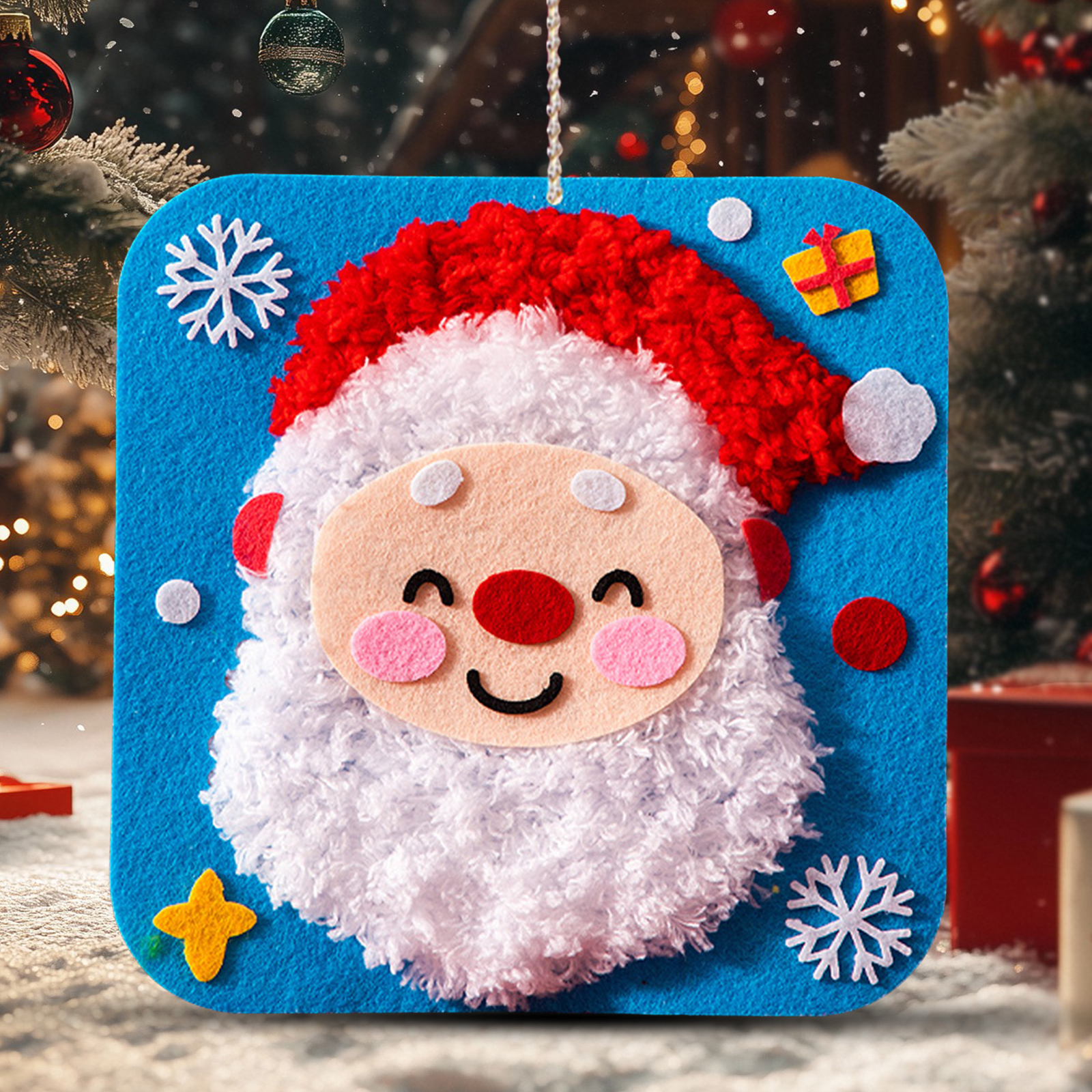Lovely Animal Embroidery Doll  - مراجعة Embroidery Xmas Decorations وسعره