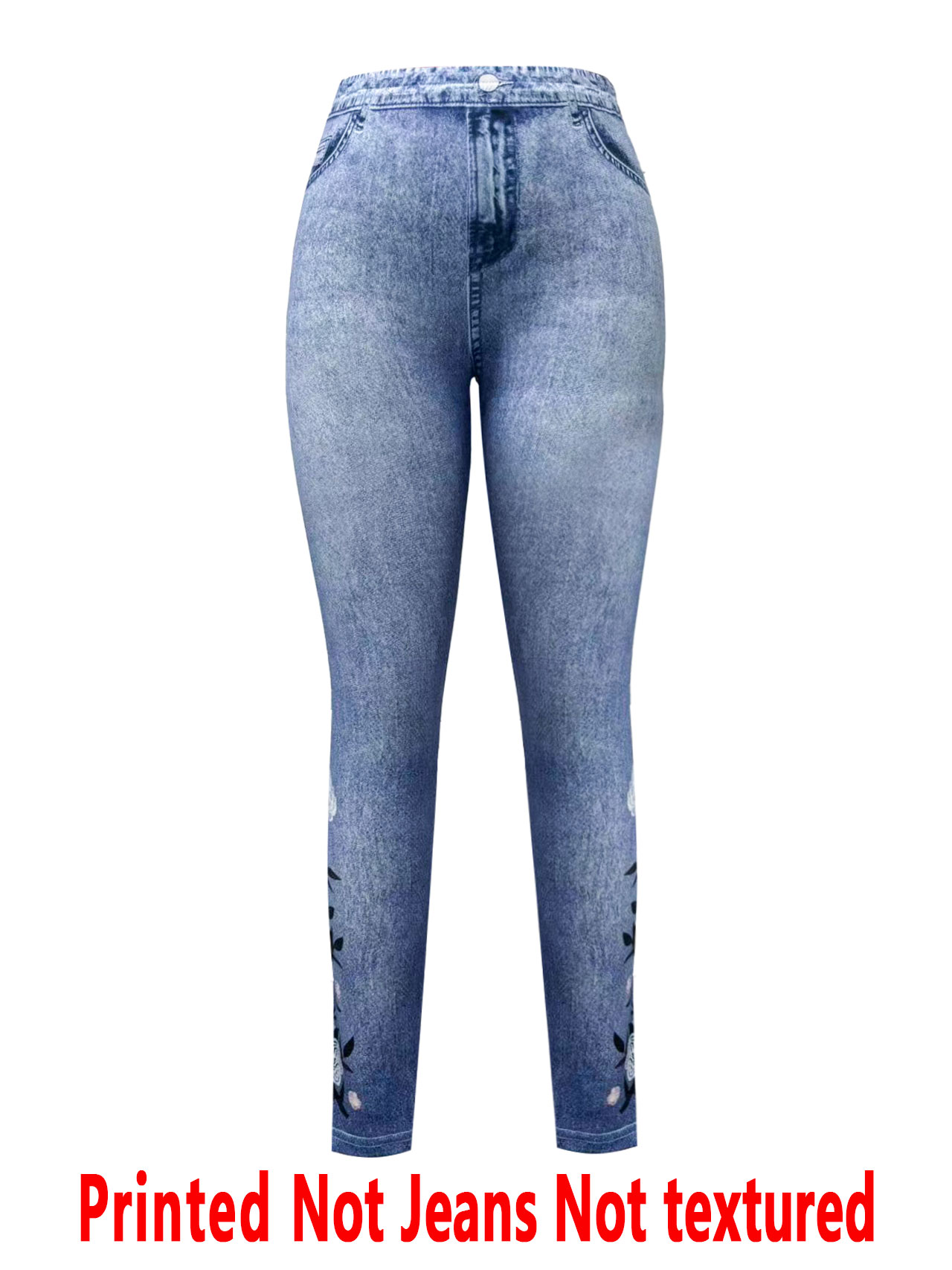 1293 [Printed Pants - Not Deni - مراجعة Embroidery Effect وسعره