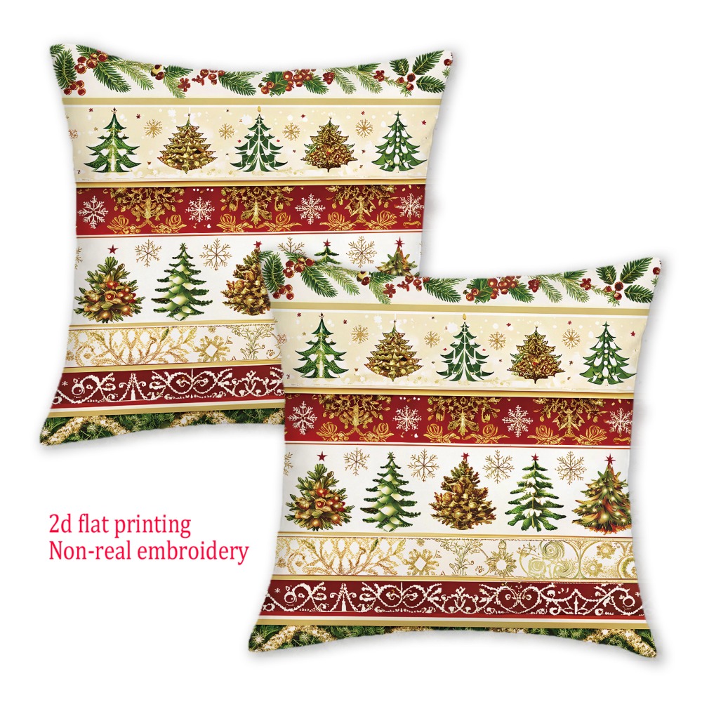 2pcs, 2D Flat Merry Christmas  - مراجعة Embroidery Xmas Decorations وسعره