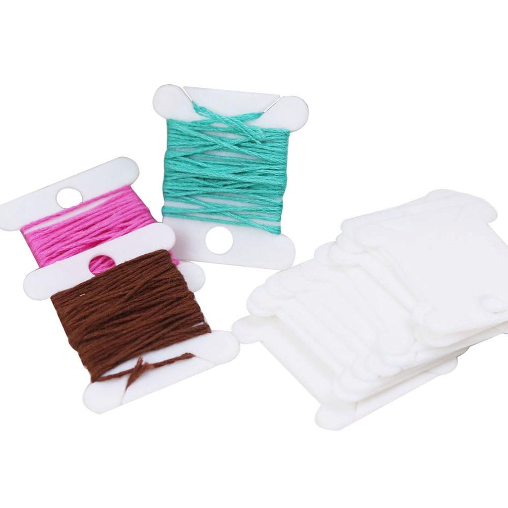 30pcs Plastic Floss Bobbins Se - مراجعة Embroidery Software وسعره