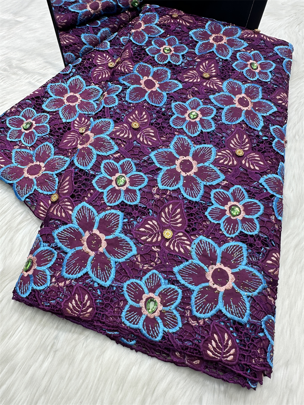 African Cord Water Soluble Fab - مراجعة Embroidery Web وسعره