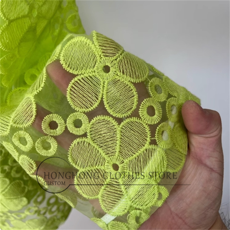 Fluorescent yellow heavy embro - مراجعة Embroidery Yellow وسعره