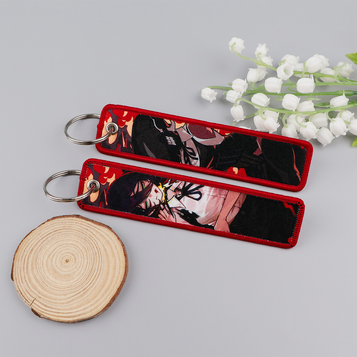 Anime Girls Embroidery Key Fob - مراجعة Embroidery Keychain وسعره