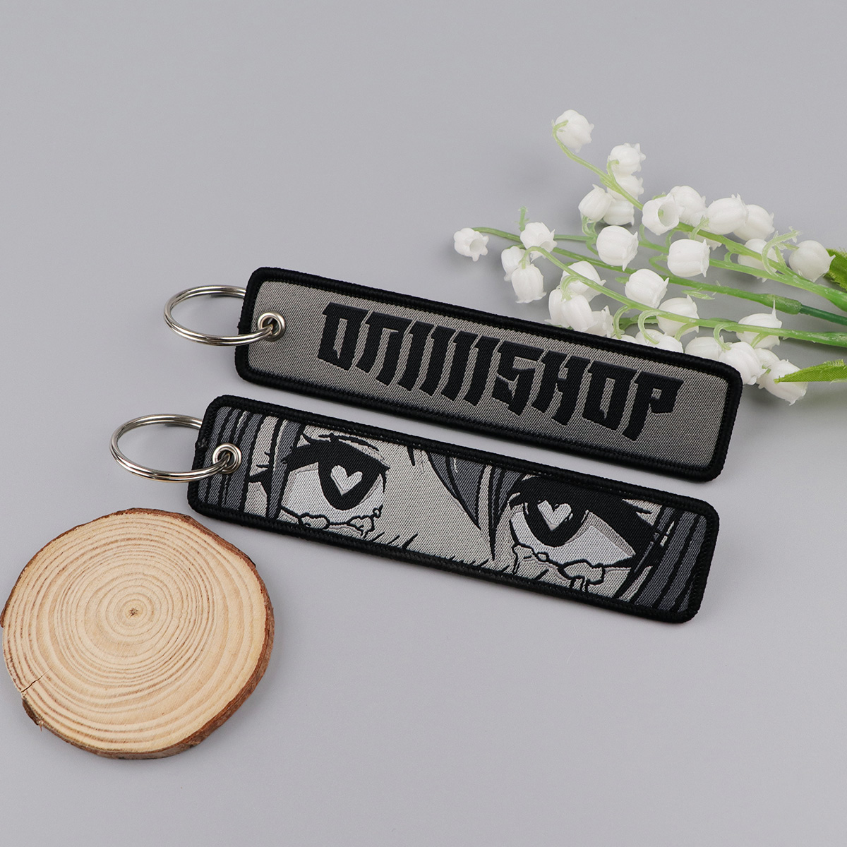 Anime Girls Embroidery Key Fob - مراجعة Embroidery Keychain وسعره