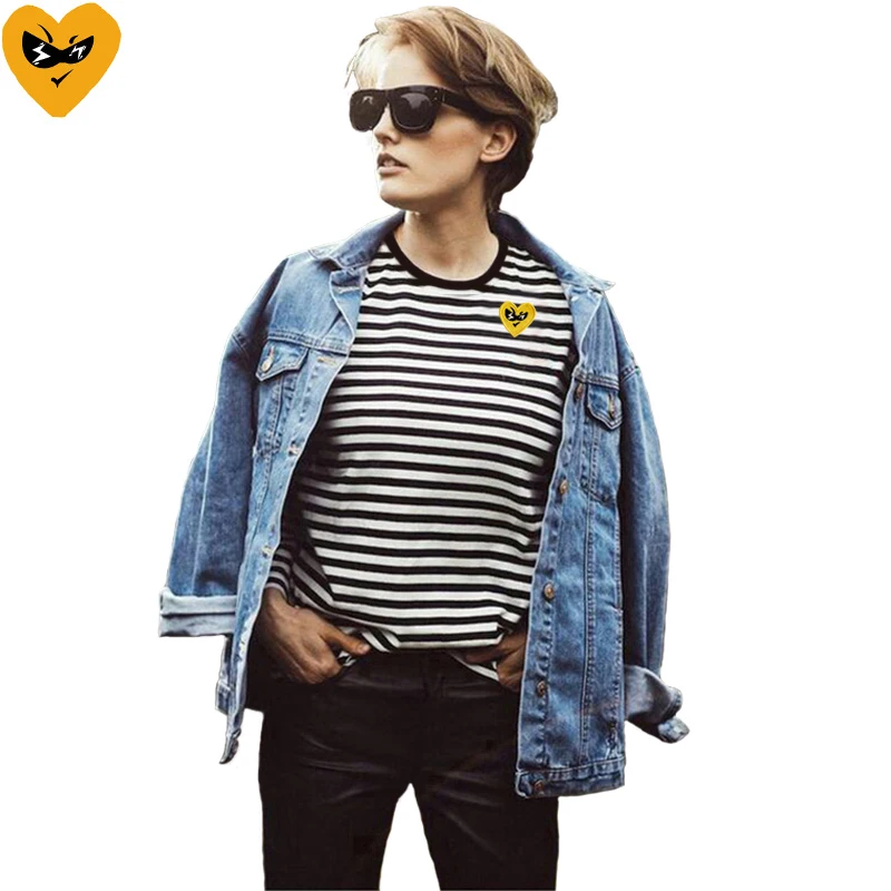Break Egg Women Striped T-Shir - مراجعة Embroidery Egg وسعره