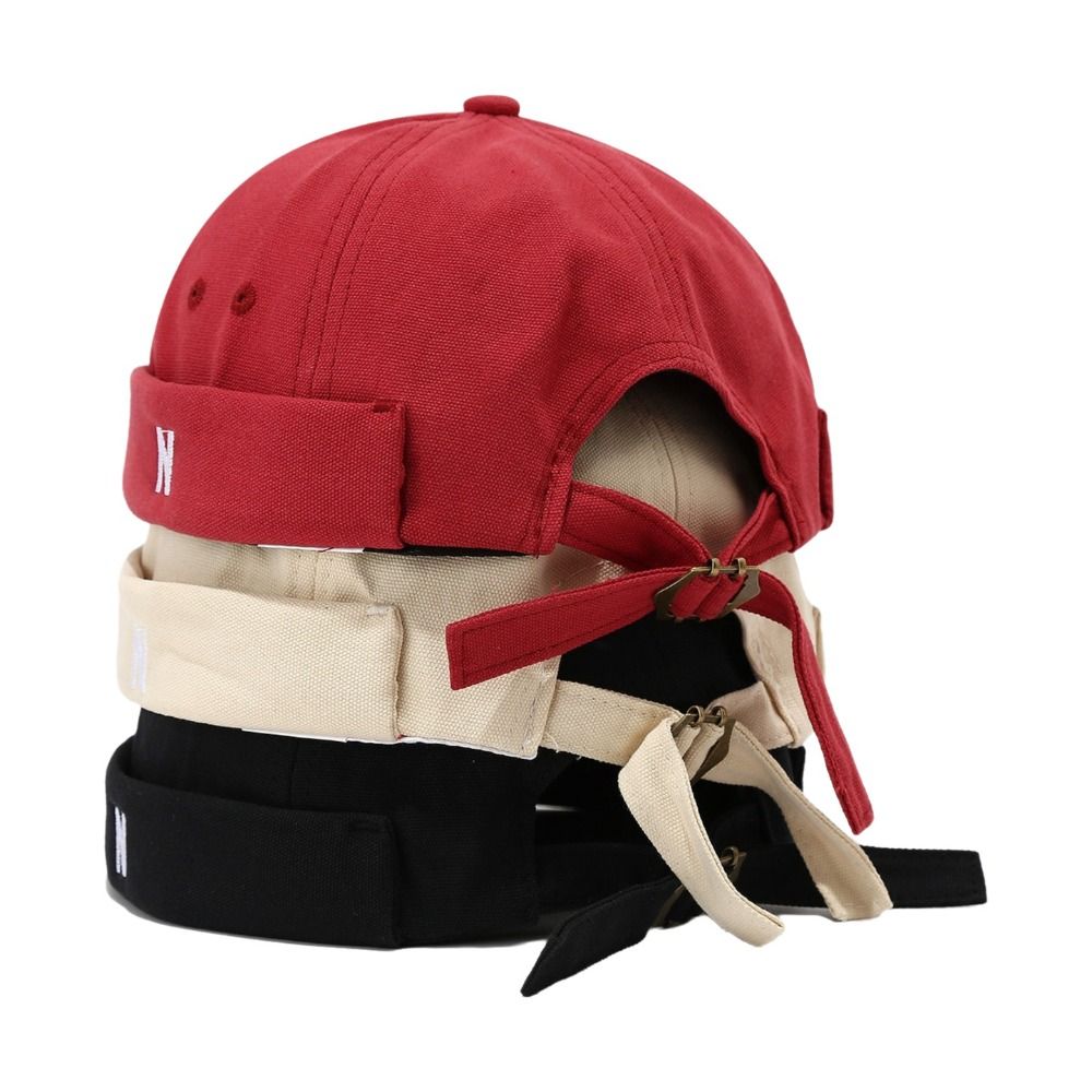 Cotton Brimless Hat Breathable - مراجعة Embroidery Letter N وسعره