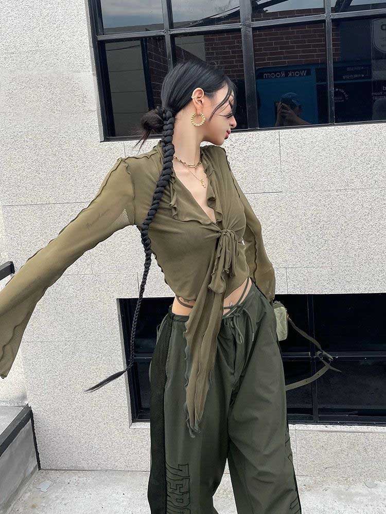 Long Flare Sleeve Blouses for  - مراجعة Embroidery Online وسعره